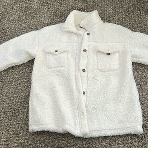 M/L cream colored shacket!